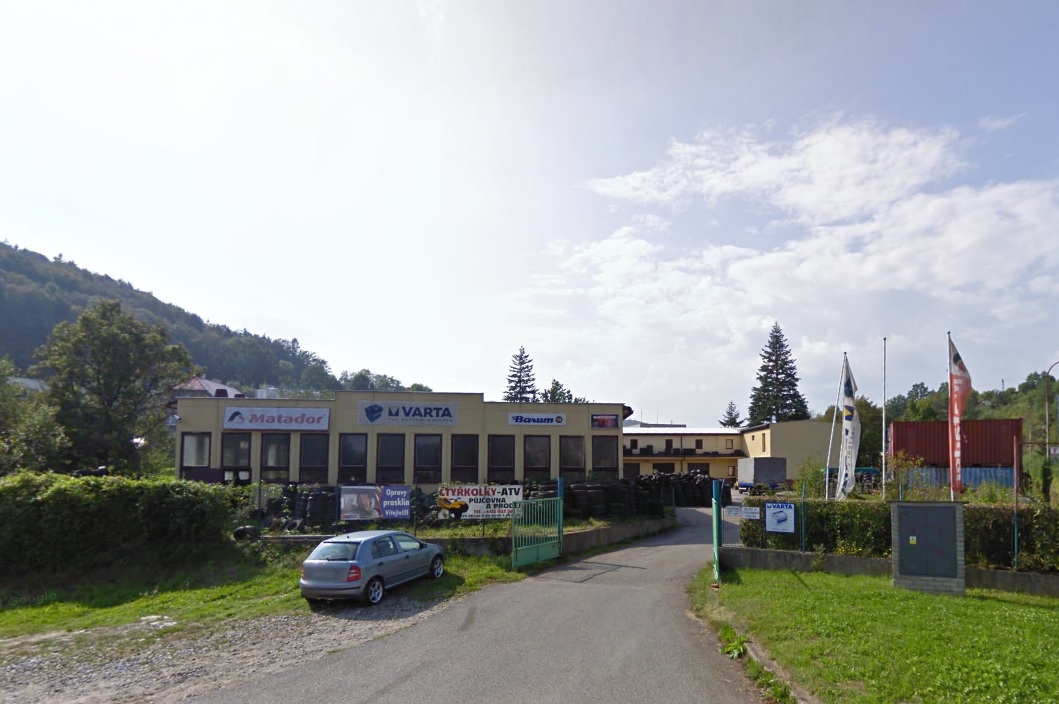 Prodejna pneuman.cz v Českém Krumlově